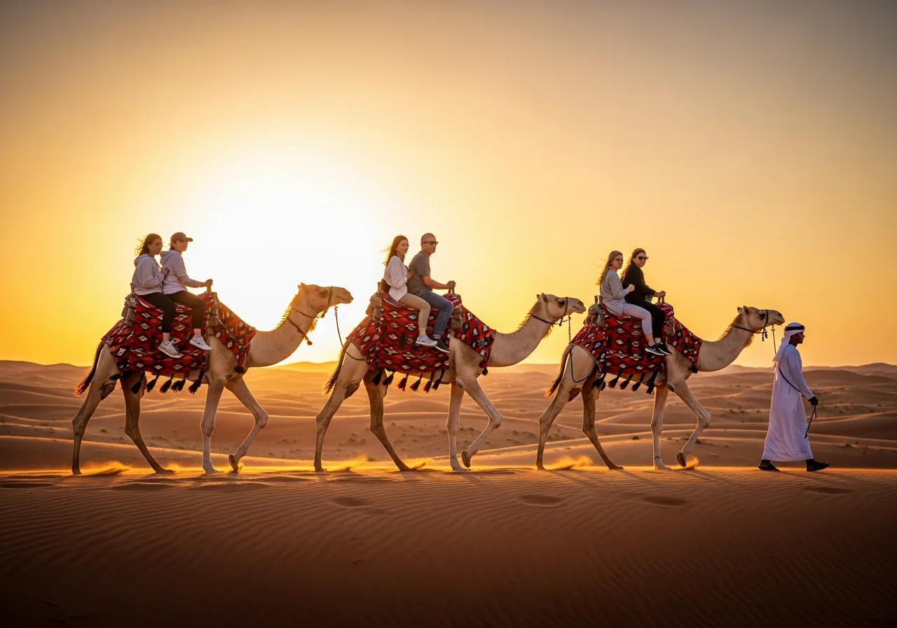 Camel Ride Desert Dubai
