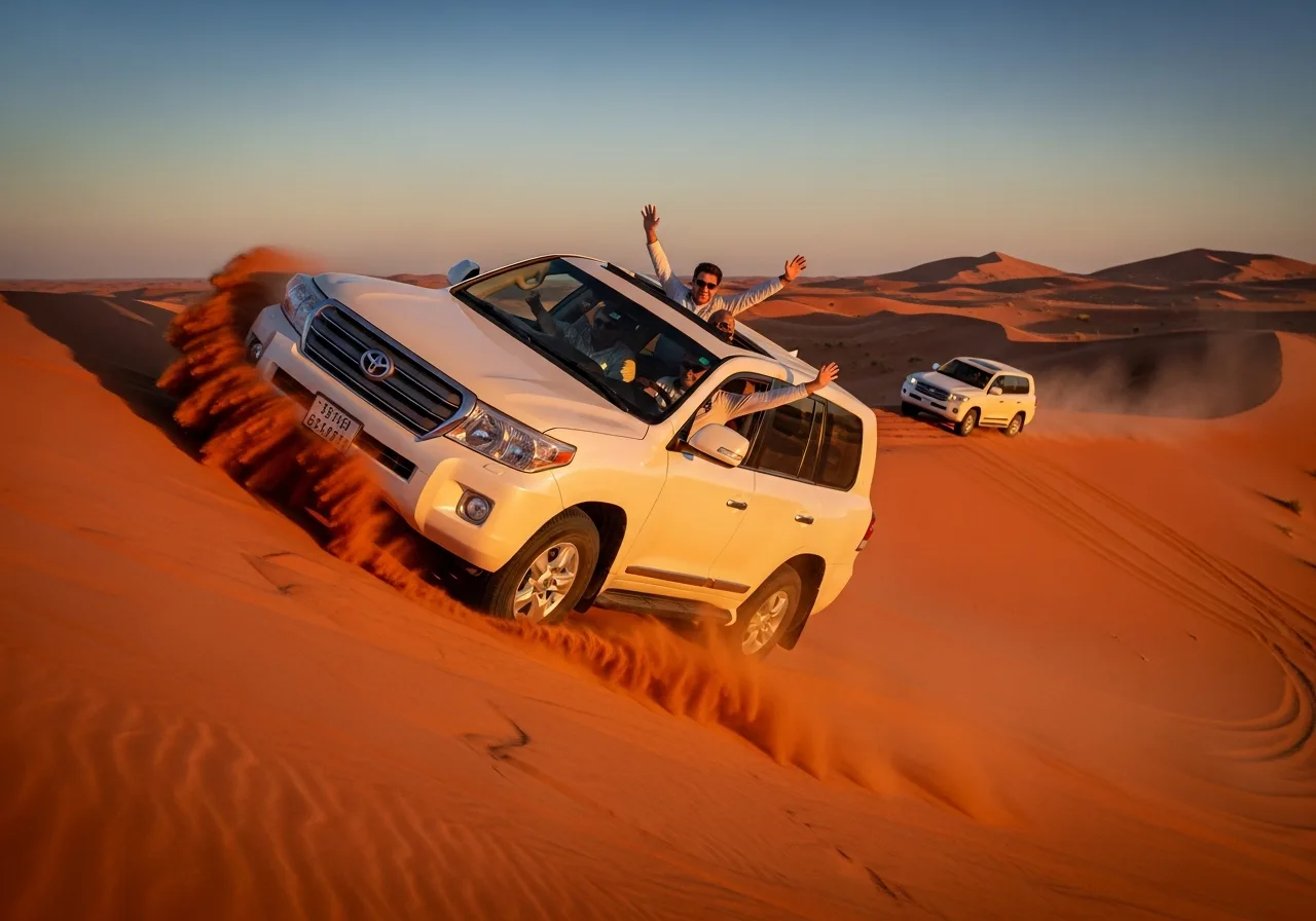 Evening Desert Safari With BBQ Dinner