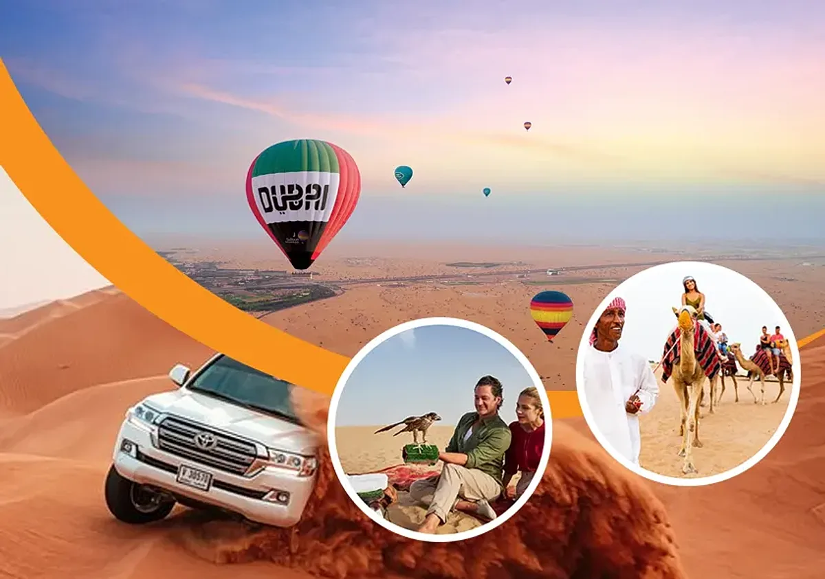 Hot air balloon flight with breakfast camp, Deluxe Flight