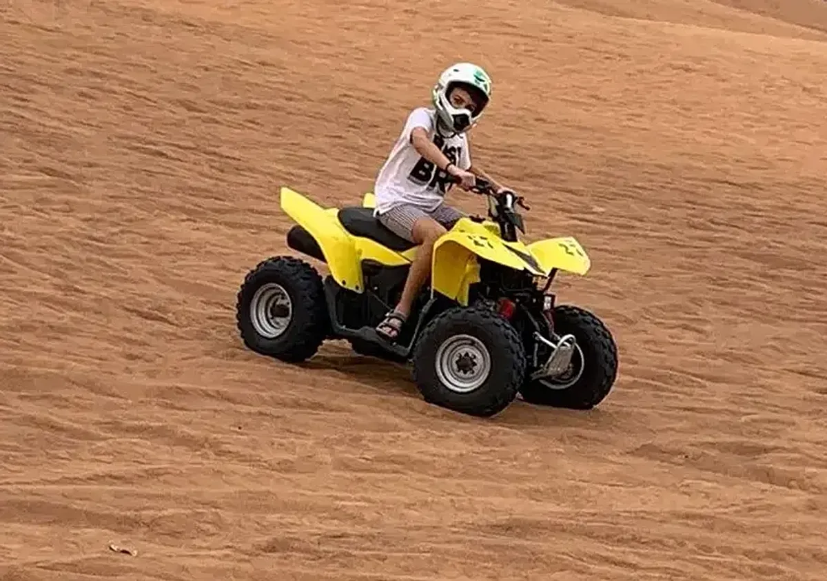 Kids Quad Bike (Fenced Area)