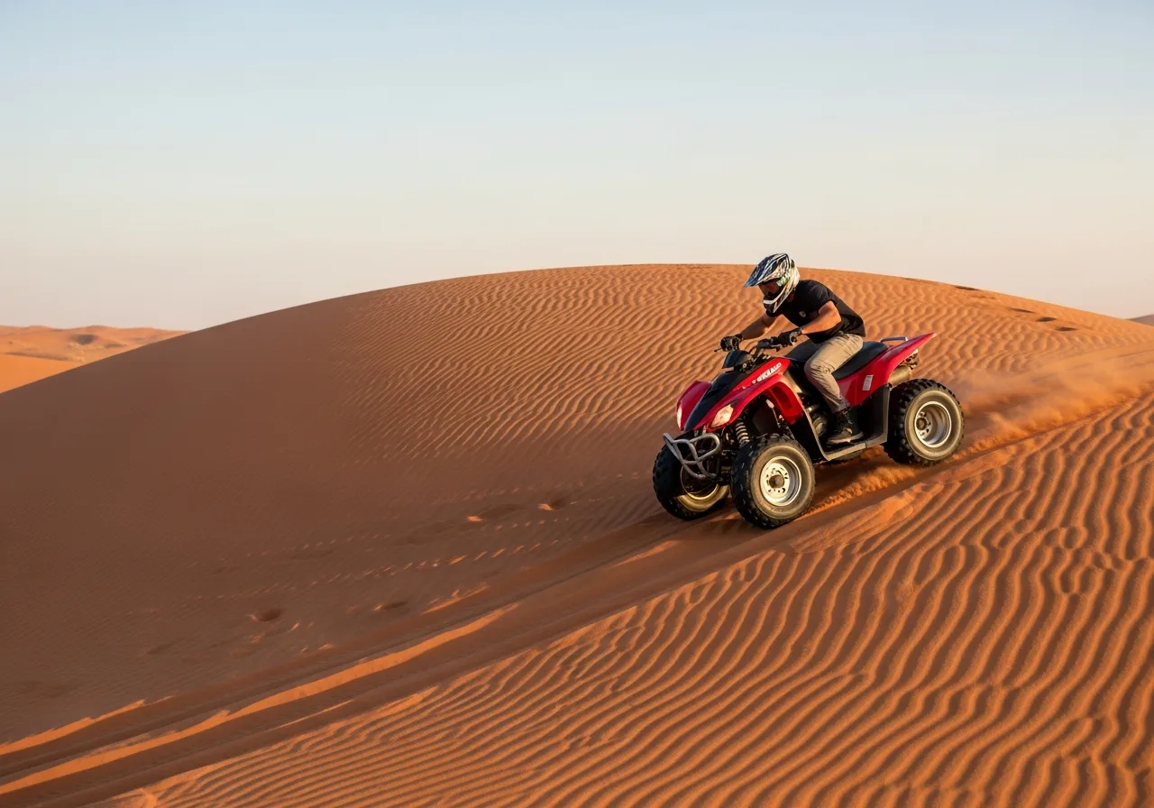 Morning Desert Safari With Land Cruiser 4X4 + 30 Min ATV Quad Bike