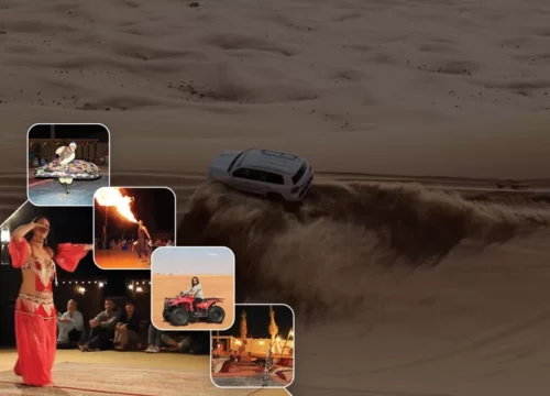 Evening Desert Safari with BBQ Dinner + 30 Min ATV Quad Bike